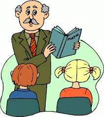 Teacher Teaching Children Cartoon